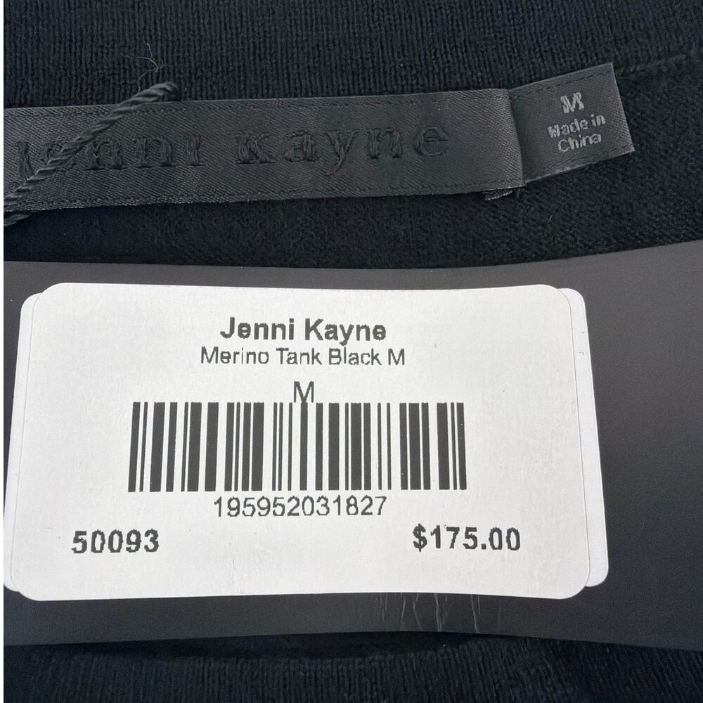 Jenni Kayne Women's Black Merino Tank Top Size M - Picture 6 of 10